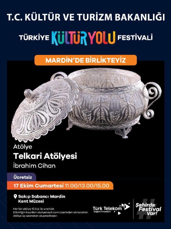 MARDİN İKİNCİ KEZ TÜRKİYE KÜLTÜR YOLU FESTİVALİ İLE BULUŞUYOR
